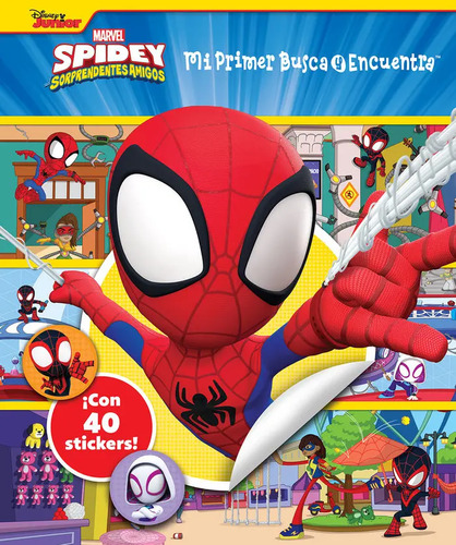 Libro Busca Y Encuentra Con Pegatinas Marvel Spidey - Aa.vv, De Aa.vv. Editorial Pil Publications S.l., Tapa Dura