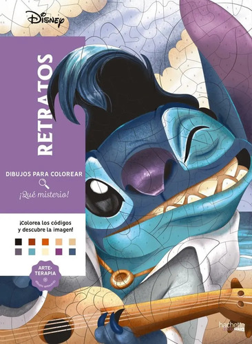 Disney Retratos Colorear Por Códigos Arte Terapia