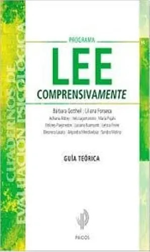 Lee Comprensivamente Guía Teórica Lectura Escolar