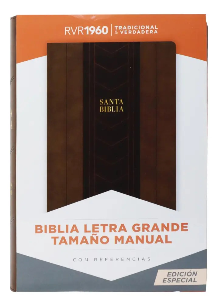 Biblia Letra Grande Tamaño Manual Edición Especial Marrón