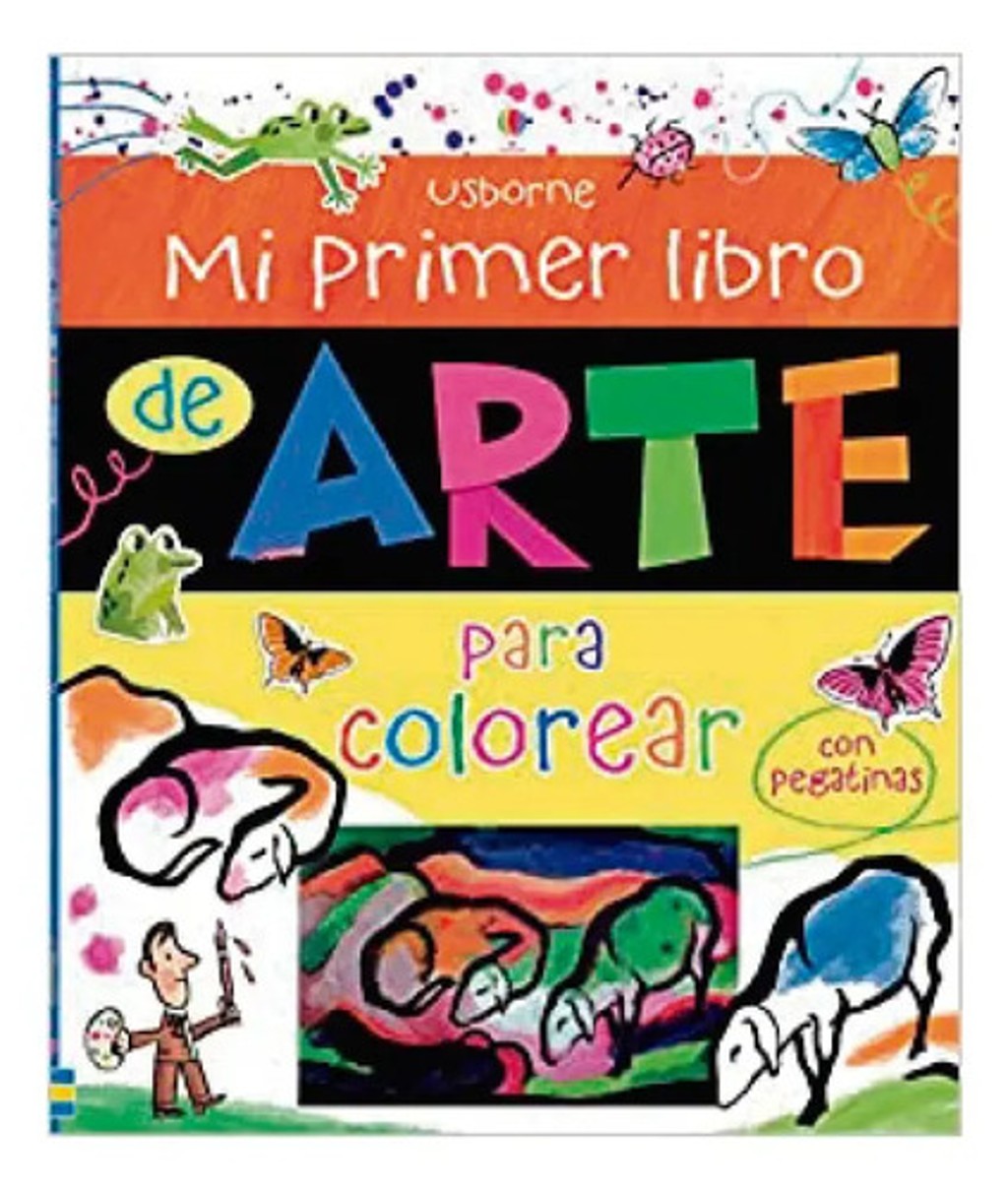 Mi Primer Libro De Arte Para Colorear, De Dickins, Rosie. Editorial Usborne Publishing, Tapa Blanda, Edición 1 En Español, 2013