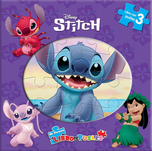 Disney Stitch Mi Primer Libro De Puzzles Rompecabezas