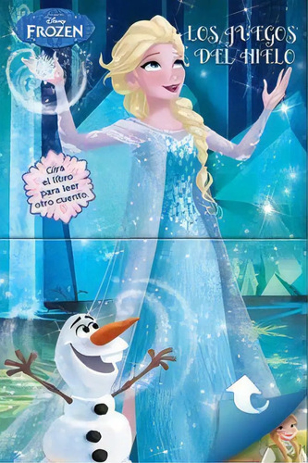 Frozen.los Juegos Del Hielo. Cuento Doble, De Disney. Editorial Libros Disney En Español