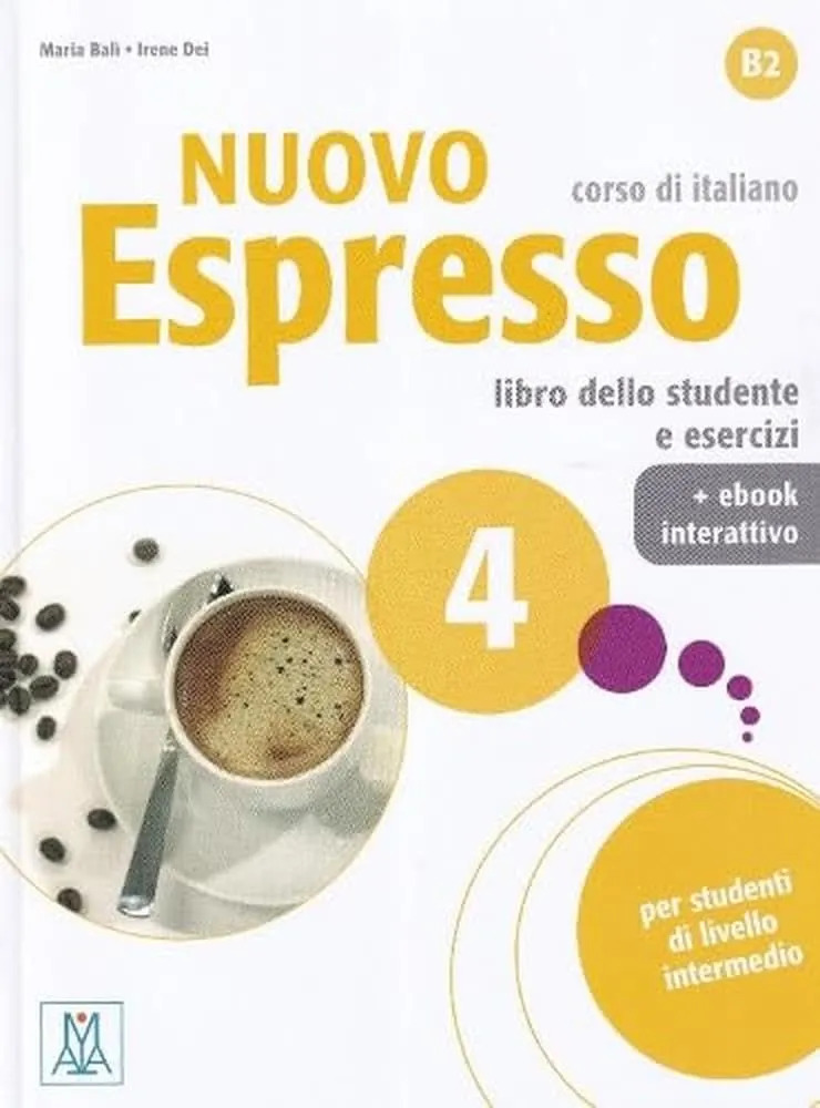Nuovo Espresso 4 Libro Studente Ejercicios Curso Italiano