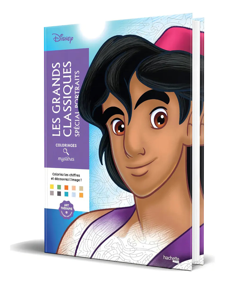 Colorea y Descubre el Misterio [ Especial Portraits ] Disney