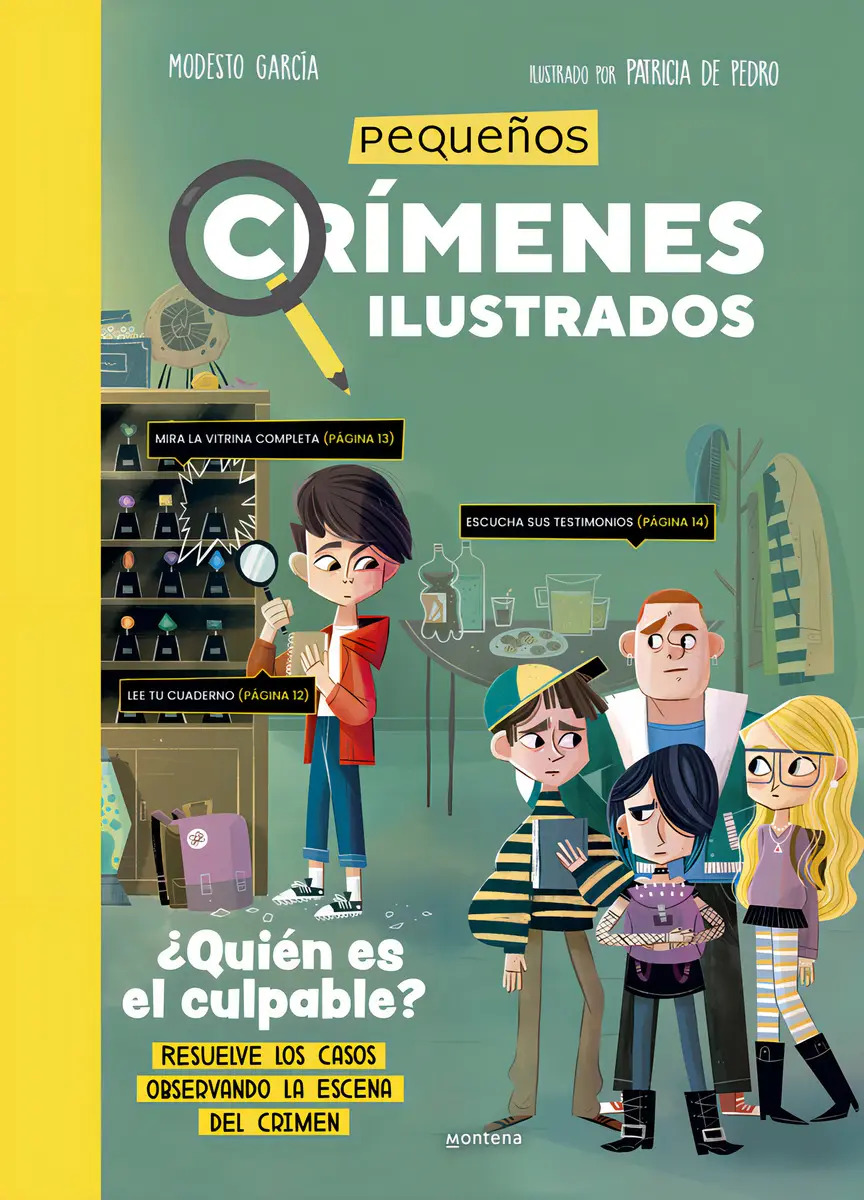 Libro Pequeños Crímenes Ilustrados Modesto García Montena 2024