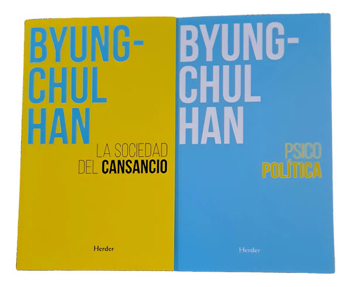 Pack La Sociedad Del Cansancio Y Psicopolítica