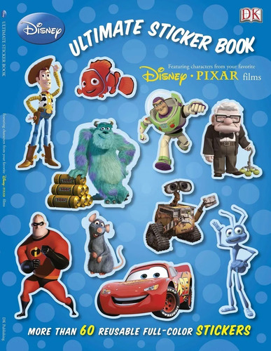 Libro - Disney Pixar Libro De Stickers Imperdible