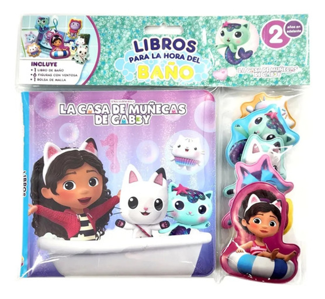 Libro Para El Baño Gabby, Ideal Primer Juguete Agua Bebés