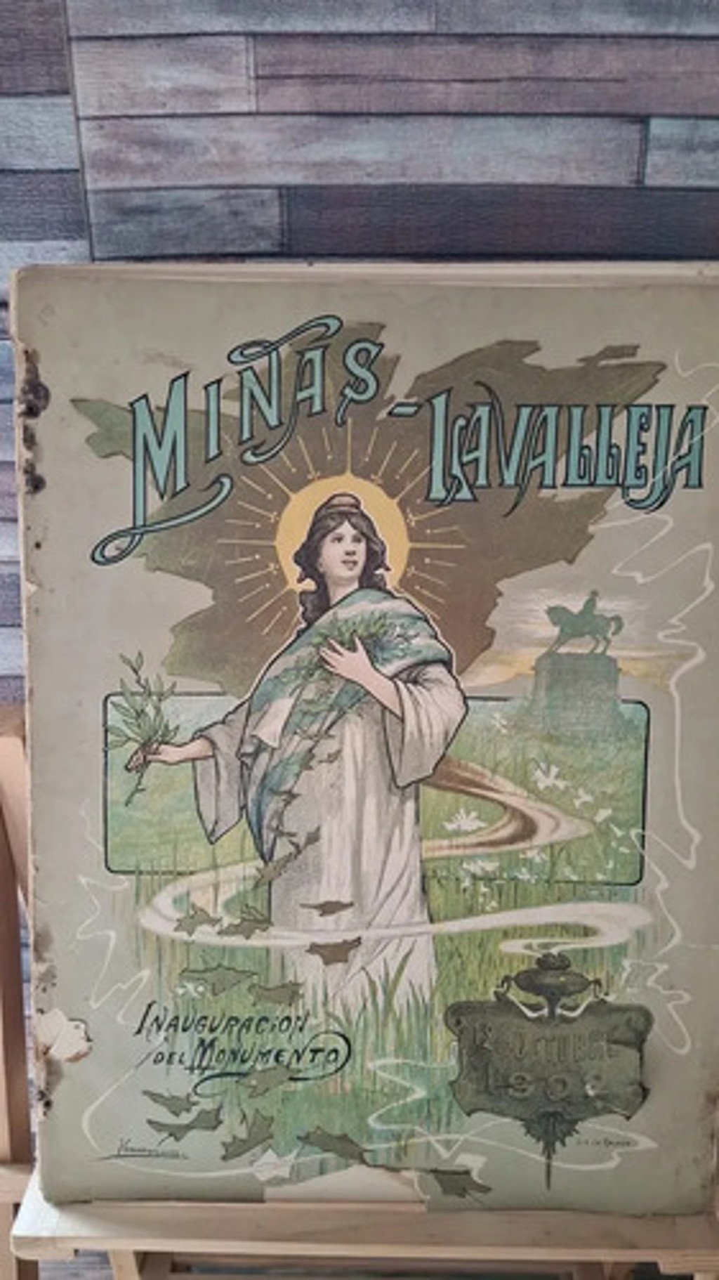 Libro Minas-lavalleja Inauguración Monumento Patrio, De Lit. La Razon. Editorial La Razon, Tapa Blanda (1902)