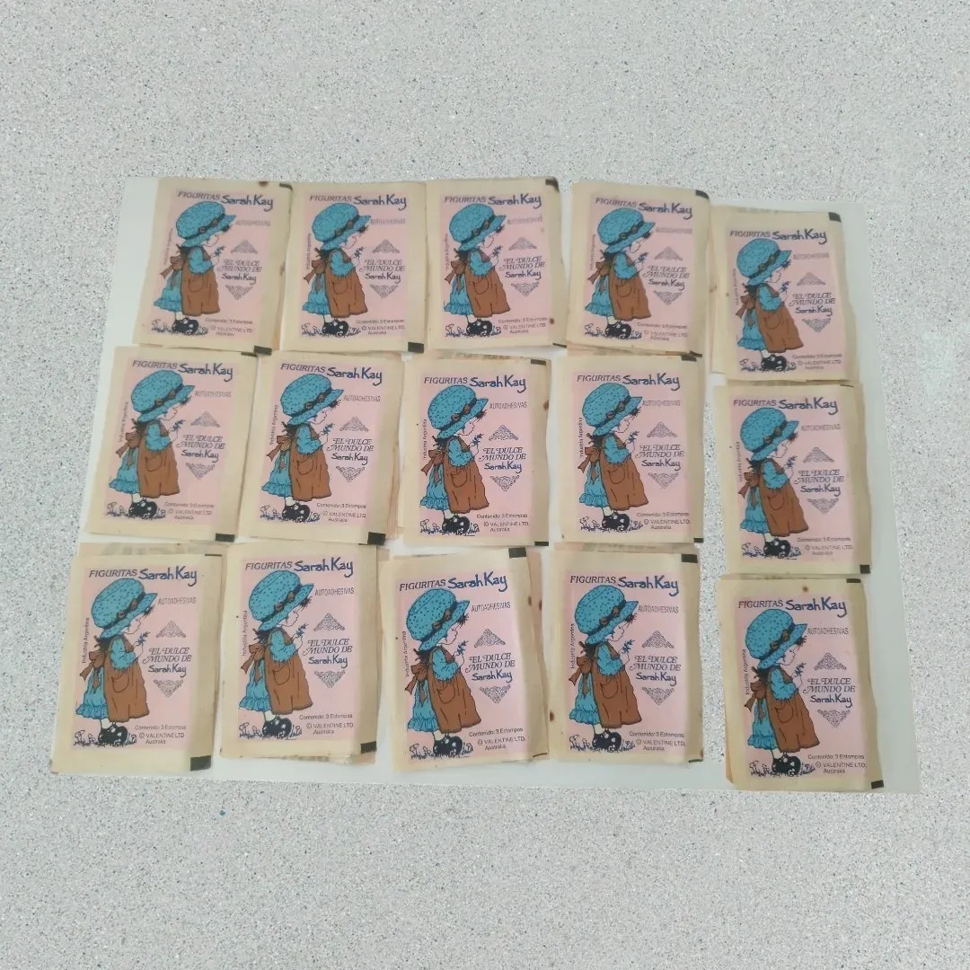 Lote 15 Sobres Figuritas Sarah Kay Vintage Sarah Kay