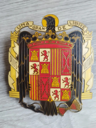 Escudo España Franco Metal Vintage Decorativo
