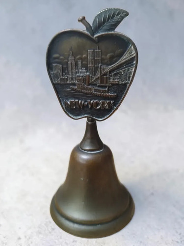 Campana Metal New York Torres Gemelas Vintage Twin Towers
