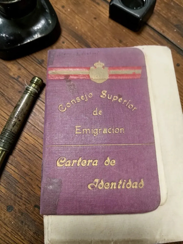 Pasaporte Inmigrante 1921 Vapor Arlanza Galicia Inmigracion