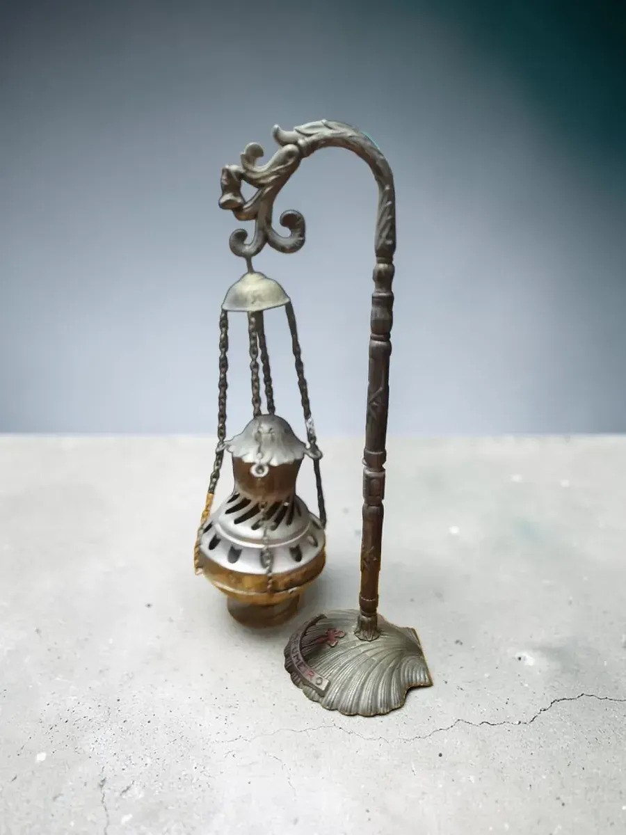 Antiguo Botafumeiro Santiago Protección Hogar Metal C