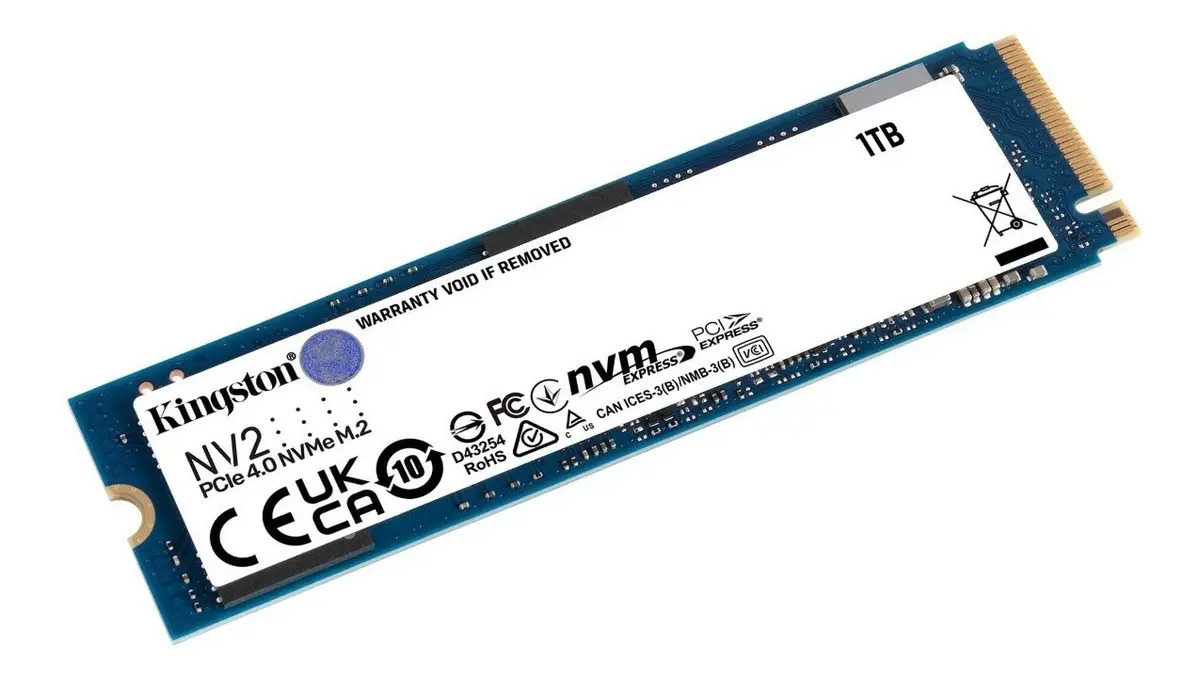 Disco Sólido Ssd Interno Kingston Nv2 Snv2s/1tb Azul Azul