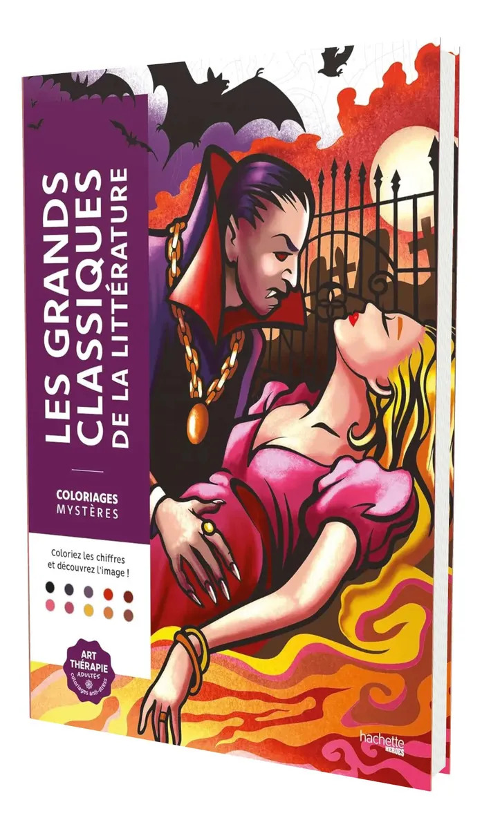 Libro Colorea y Descubre el Misterio de la Literatura | Original