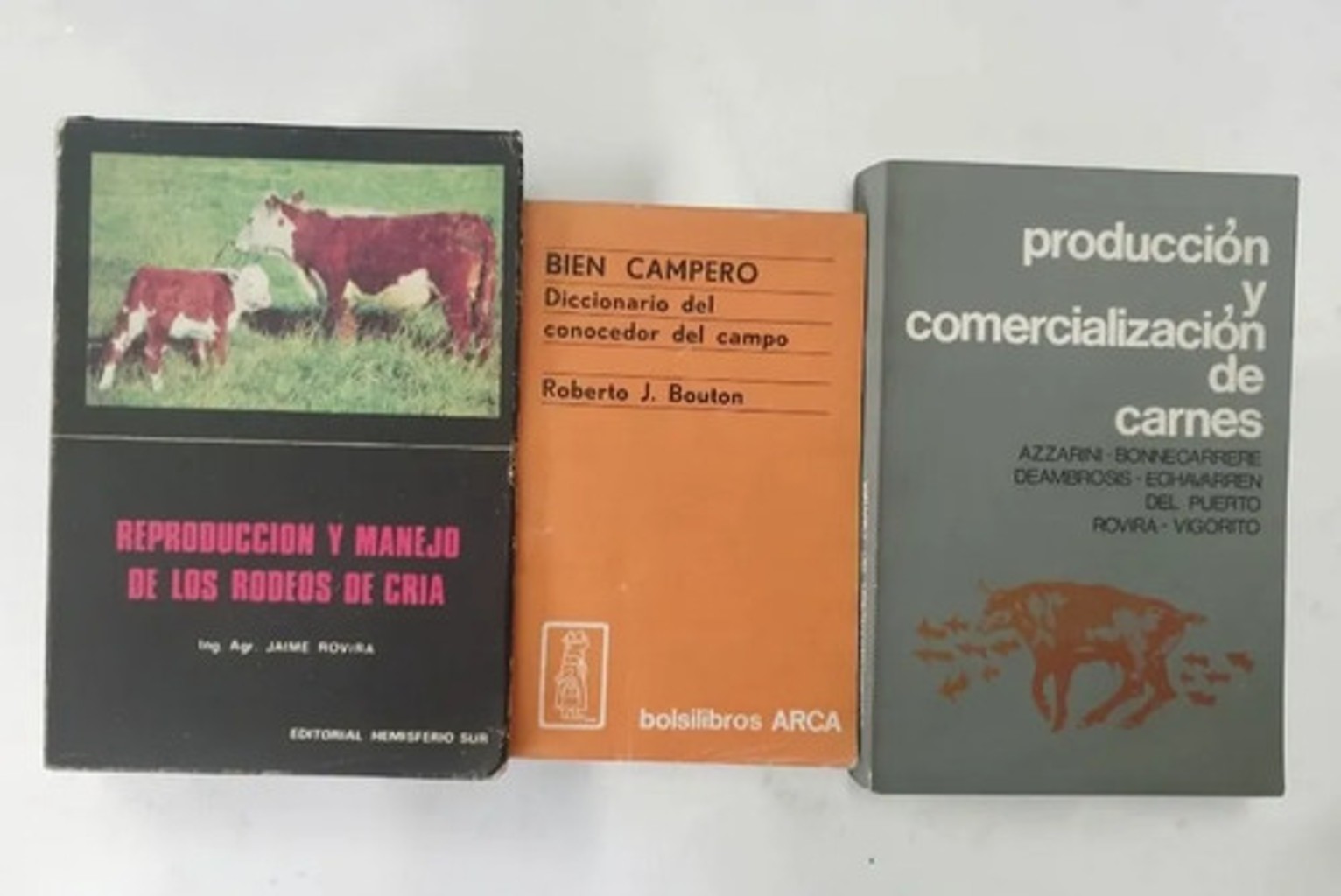 Lote 3 Libros Agro Ganadería Campo Y Carnes