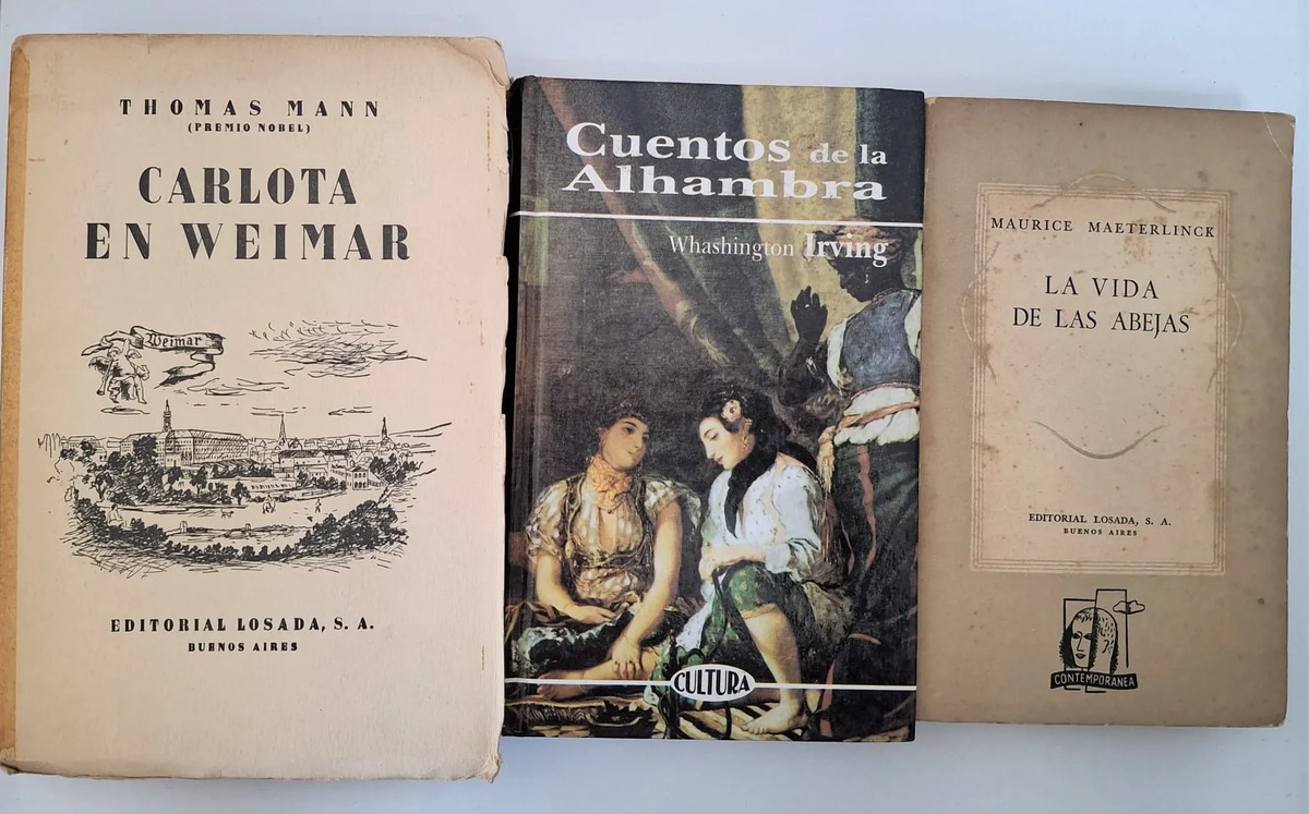 Pack 3 Libros Clásicos Mann Maeterlinck Irving