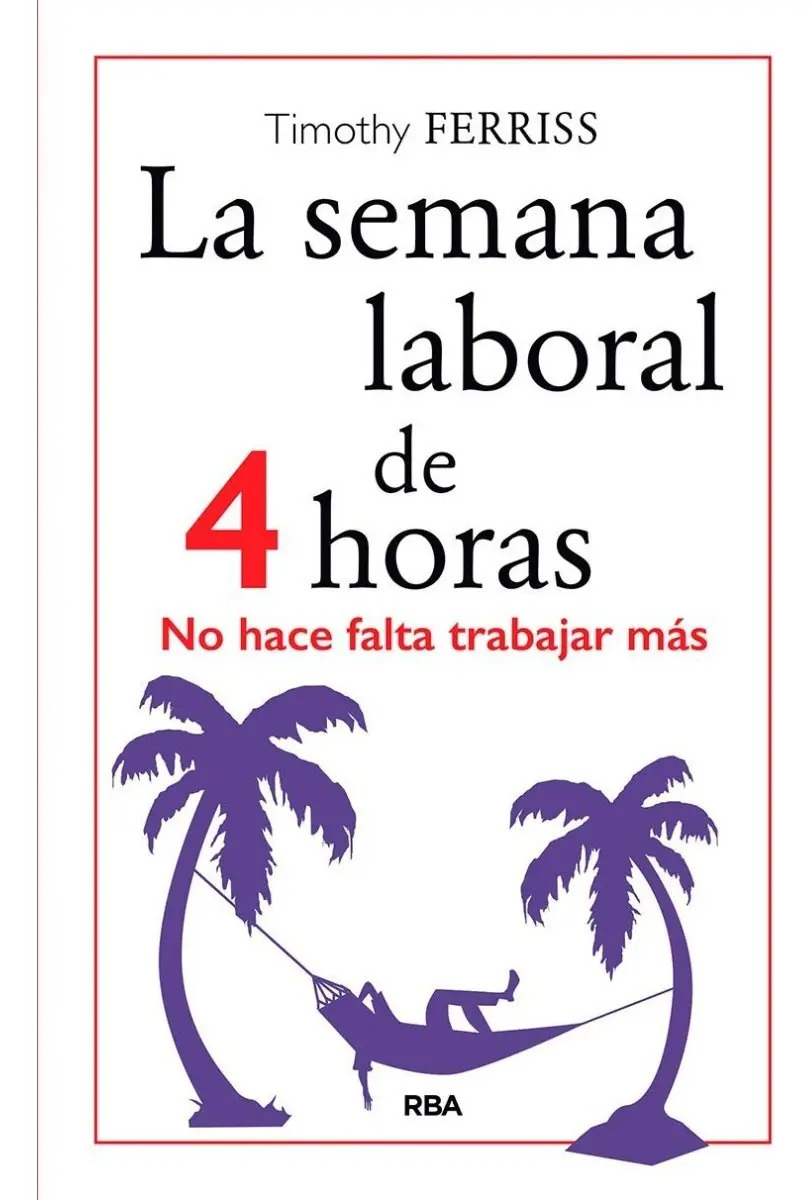 La Semana Laboral De 4 Horas : Timothy Ferriss 