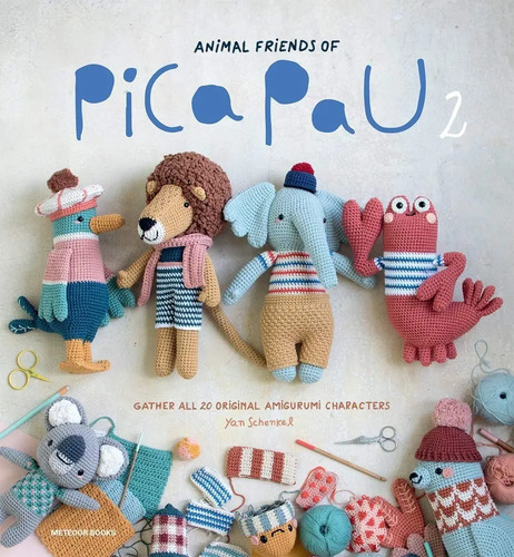 Libro  Banda Pica Pau 2 Amigurumi Crochet Yan Schenkel