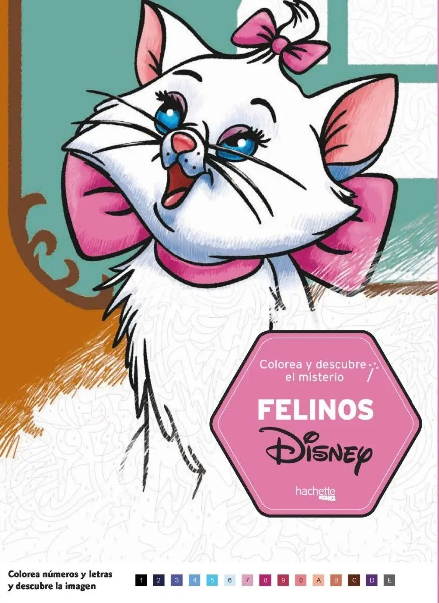 Libro - Felinos Disney - Colorea Y Descubre El Misterio