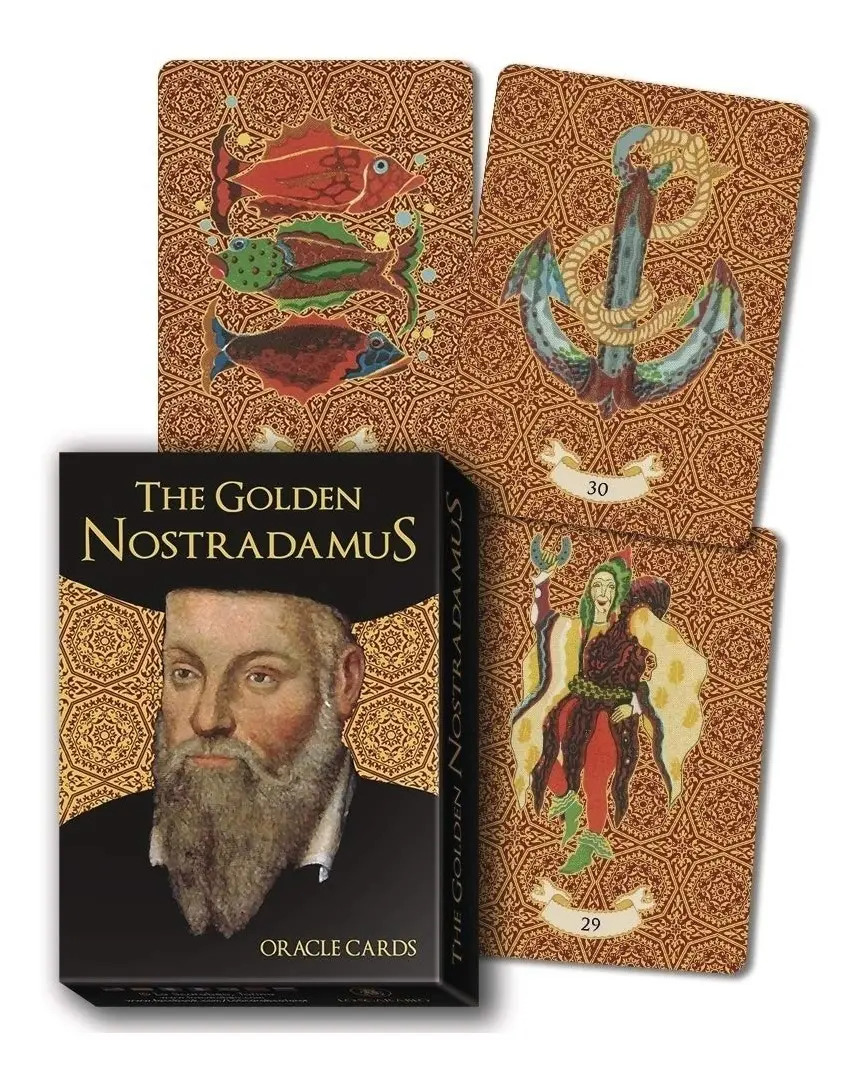 The Golden Nostradamus Oracle Cards (oráculo + Libro)