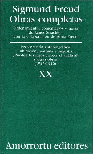 Libro - Obras Completas Xx - Sigmund Freud