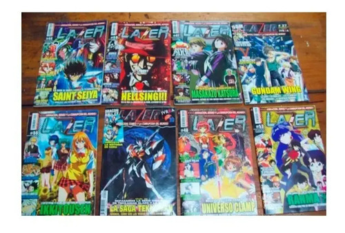 Revista Lazer, Lote 20 Revistas, Manga, Anime