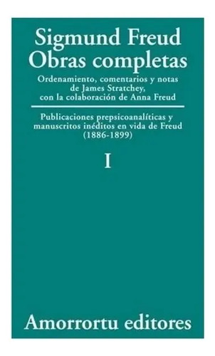 Libro - Obras Completas Sigmund Freud - Tomo 1