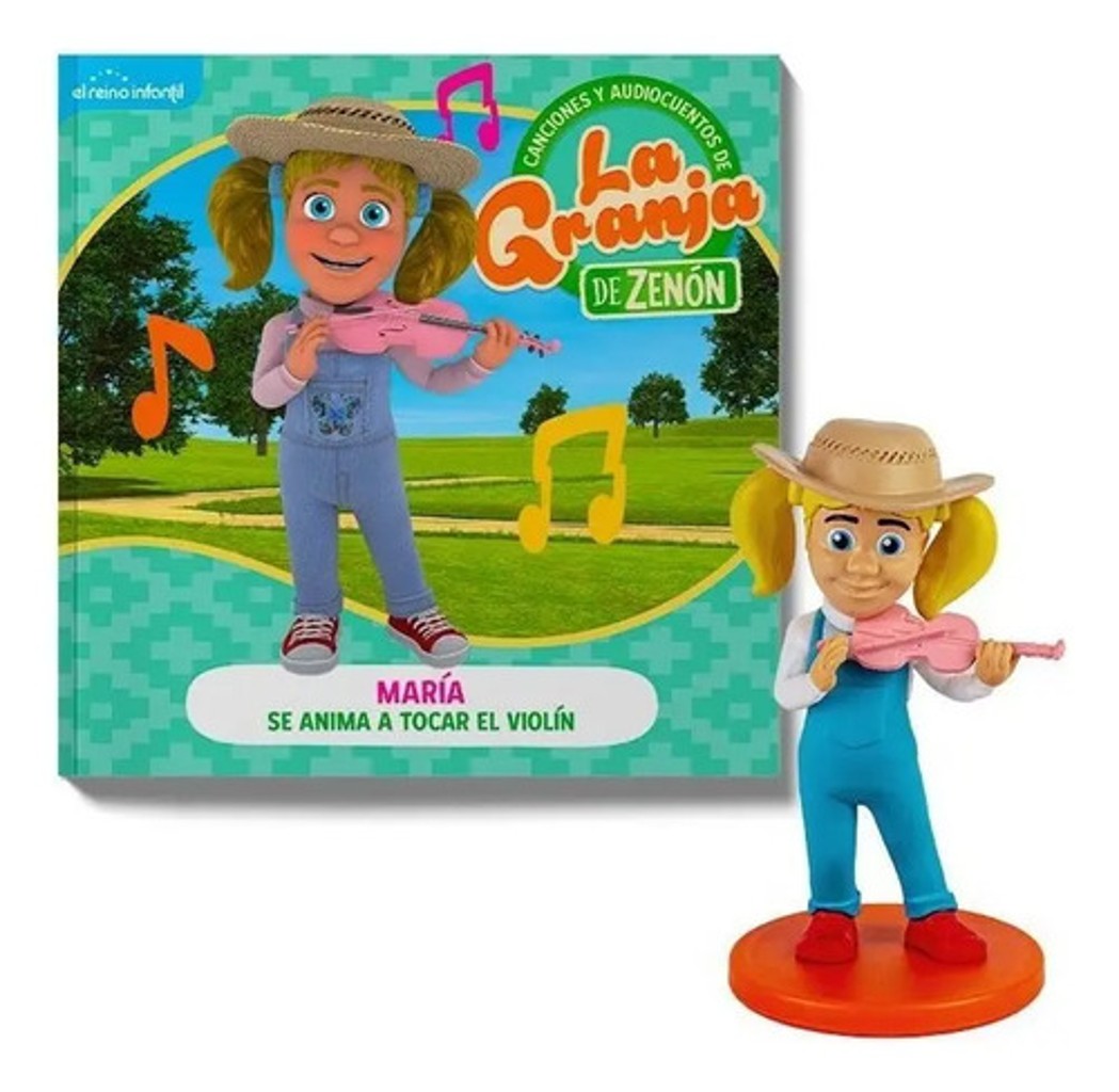 Audiocuento - Granja De Zenon - Maria - Libro + Figura