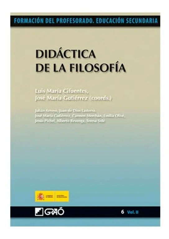 Didáctica De La Filosofía Cifuentes