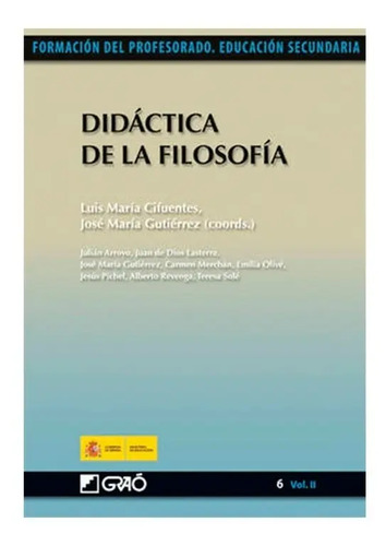 Didáctica De La Filosofía Cifuentes