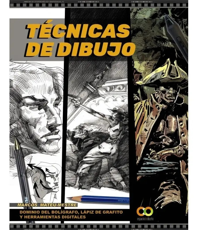 Técnicas De Dibujo. Dominio Del Bolígrafo, Lápiz De Grafito 