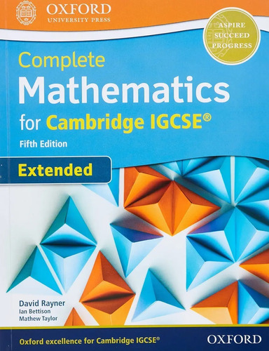 Complete Mathematics For Cambridge Igcse Extended - 5th Ed