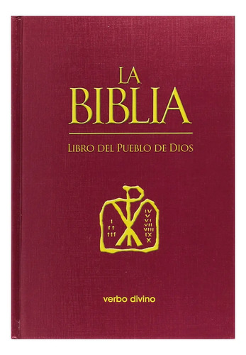 La Biblia Libro Del Pueblo De Diostapa Dura Verbo Divino