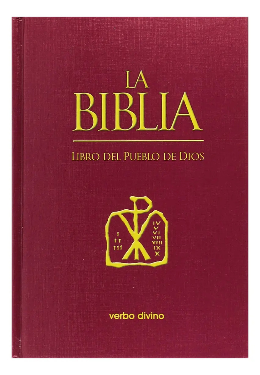 La Biblia Libro Del Pueblo De Diostapa Dura Verbo Divino