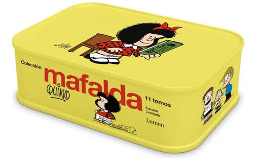Colección Mafalda: 11 Tomos En Una Lata (edición Limitada)