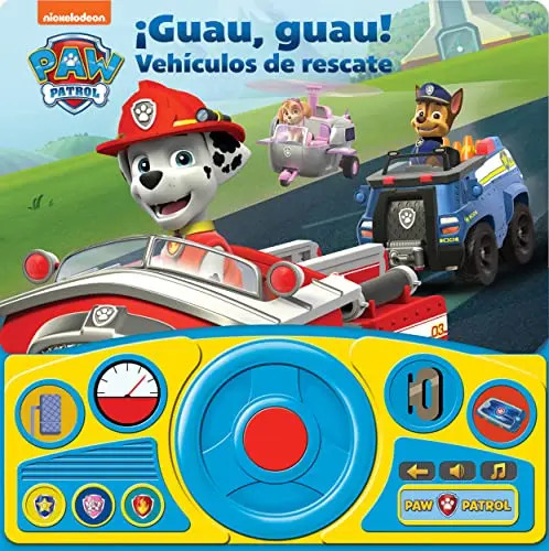 Paw Patrol Patrulla Caninna Vehiculos Libro Sonidos