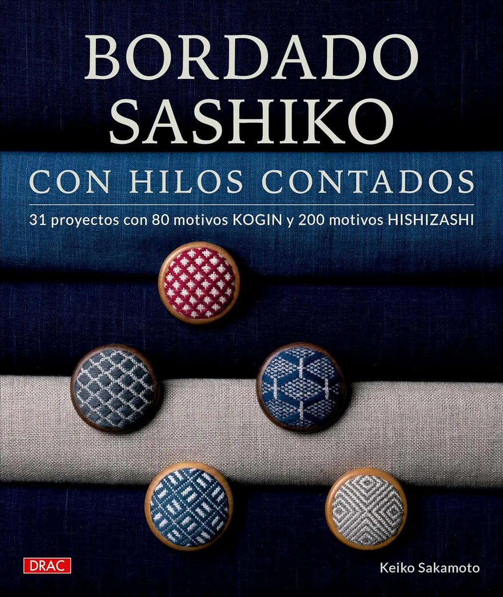 Libro Bordado Sashiko Con Hilos Contados Keiko Sakamoto