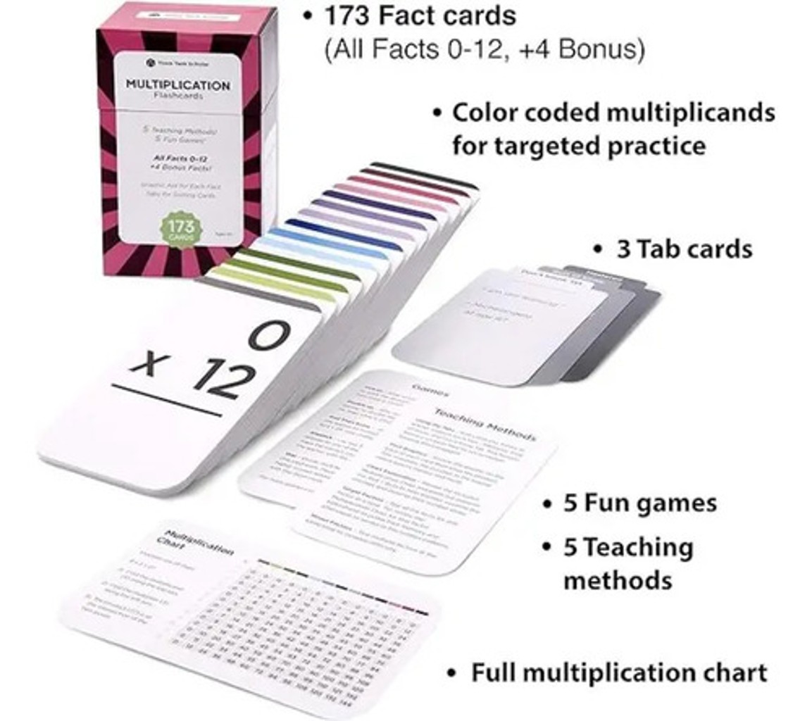 Think Tank Scholar 335 Tarjetas Flash De Matemáticas