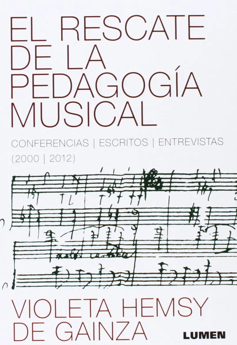 Violeta Hemsy De Gainza, El Rescate De La Pedagogía Musical