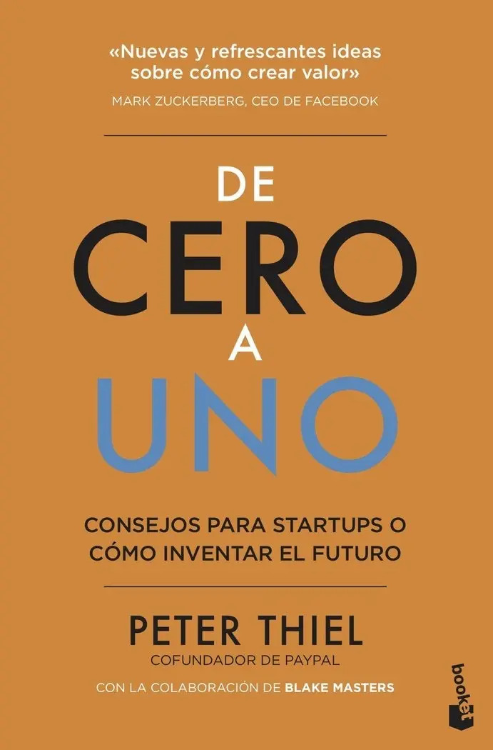 Libro: De Cero A Uno - Peter Thiel - Blake Masters - Gates
