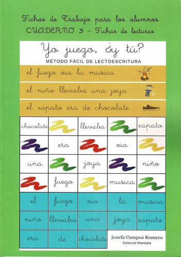 Yo Juego, ¿Y Tú? Fichas De Trabajo Para Los Alumnos, De Campos Romero, Josefa. Editorial Mandala Ediciones, Tapa Blanda En Español