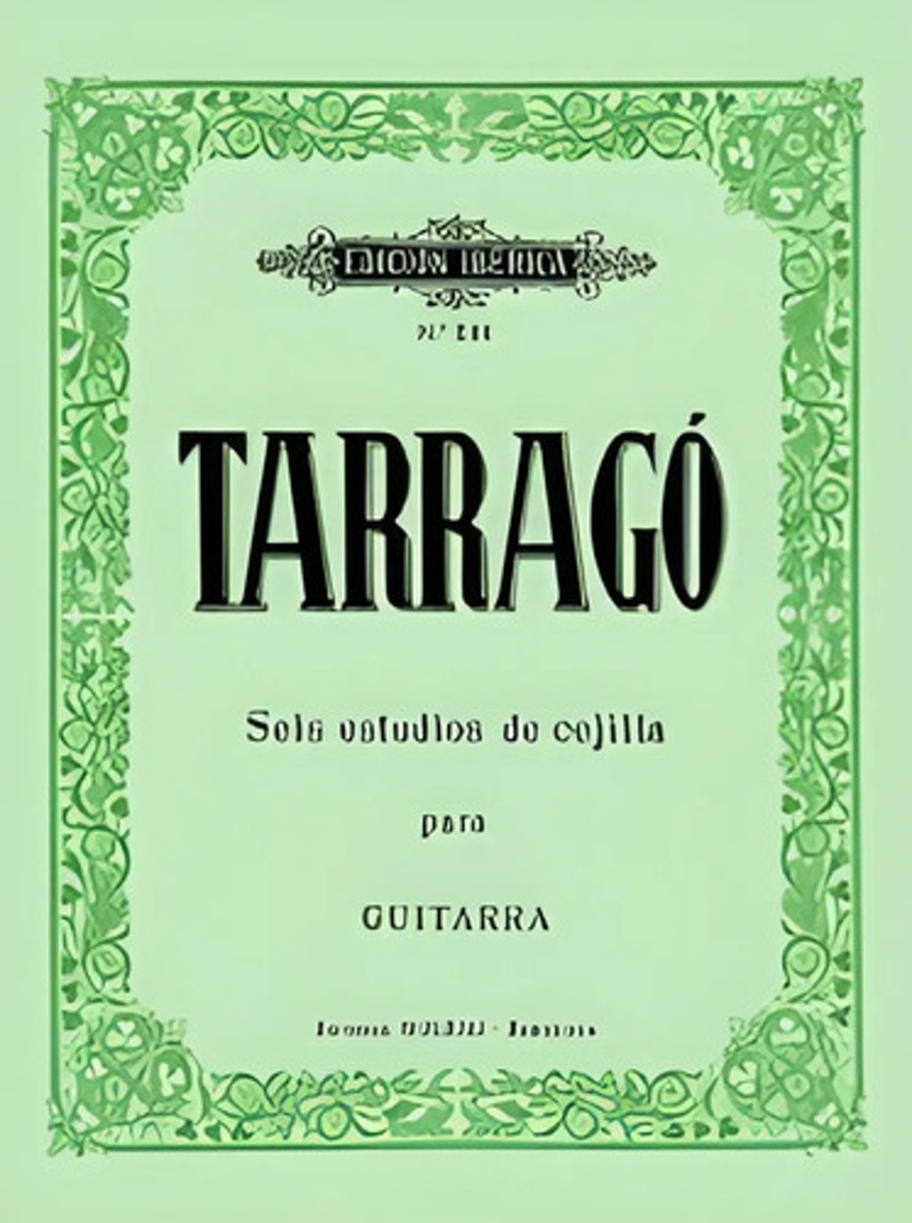 Método Guitarra Cifra Tarrago, Gracia
