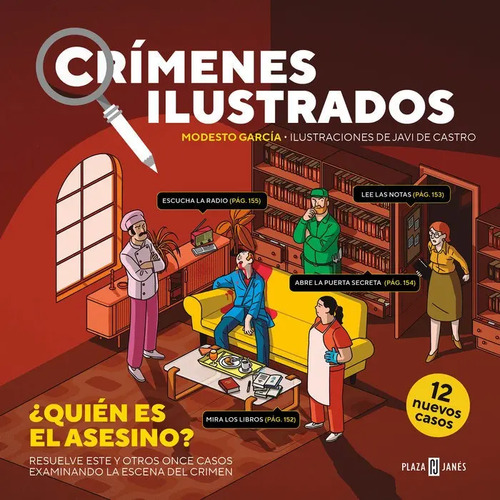 Libro Crimenes Ilustrados: ¿quien Es El Asesino? - Resuelve