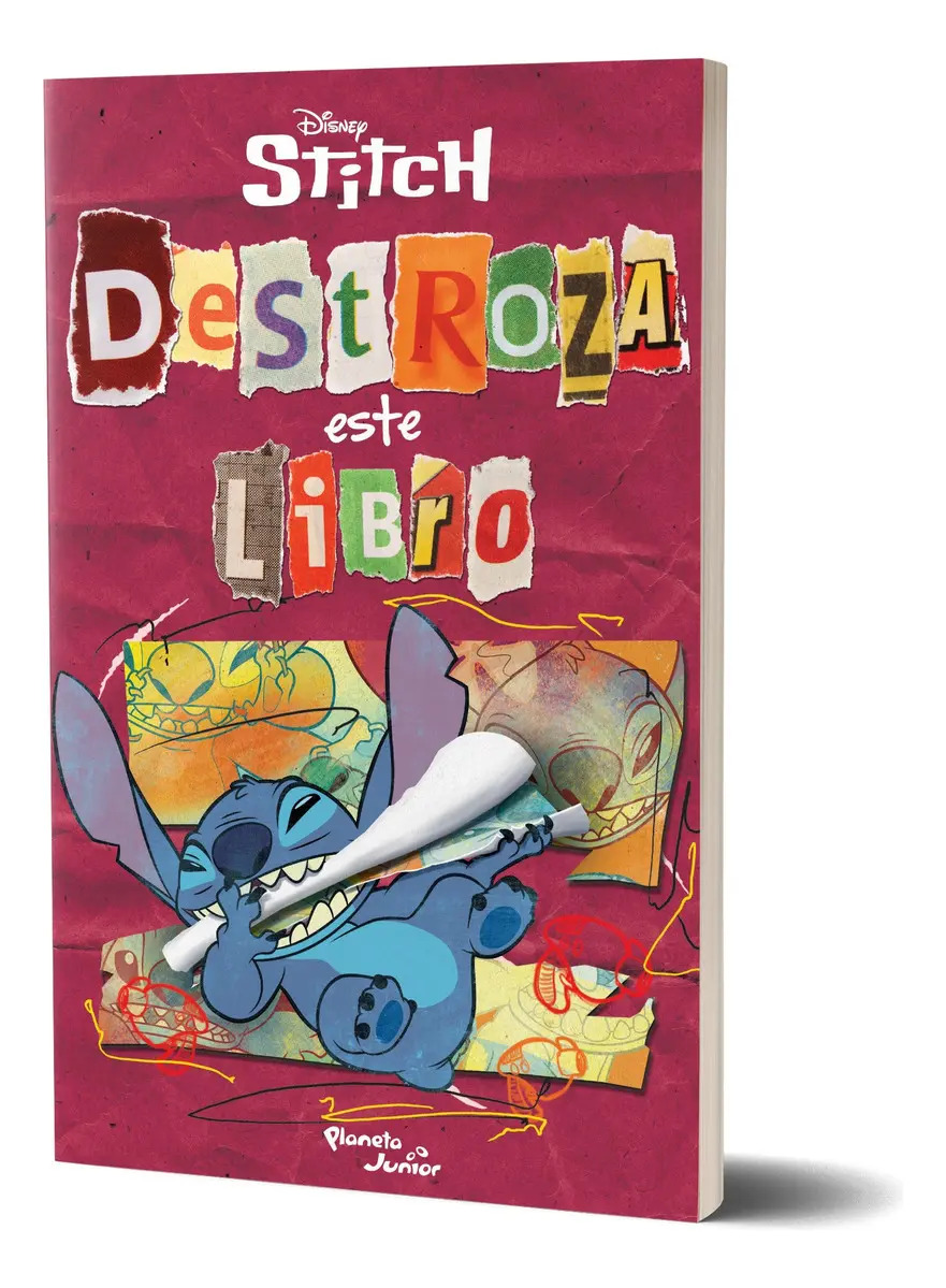 Stitch. Destroza Este Libro De Disney Editorial Planeta Junior Tapa Blanda En Español 2024