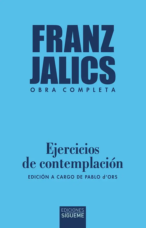 Ejercicios De Contemplación Prologo Dors Franz Jalics