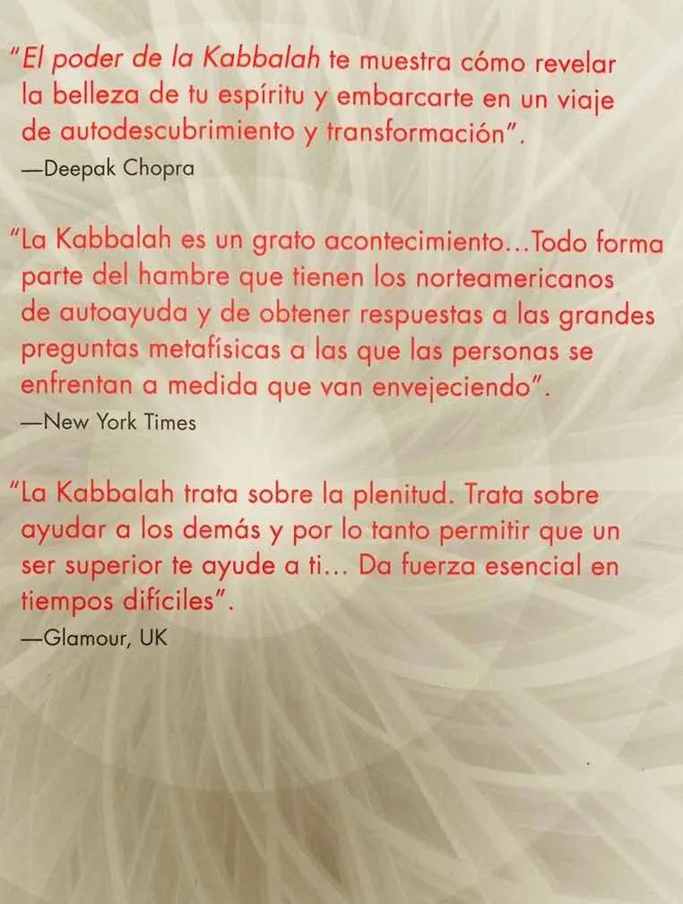 Poder De La Kabbalah, El. 13 Principios Para Supera