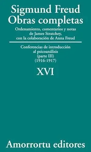 Sigmund Freud Obras Completas Xvi Psicologia Psicoanalisis